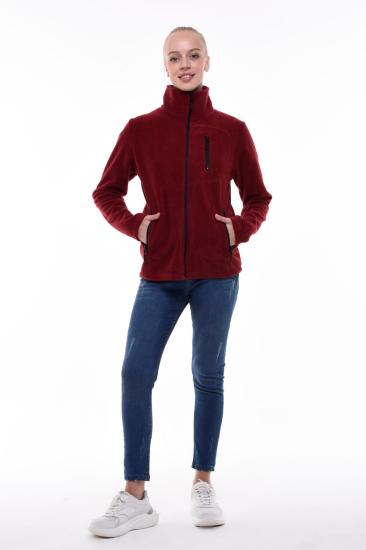 Store Kadın Polar Tam Fermuarlı Outdoor 3 Cepli Spor Polar Ceket KDN-PLR26