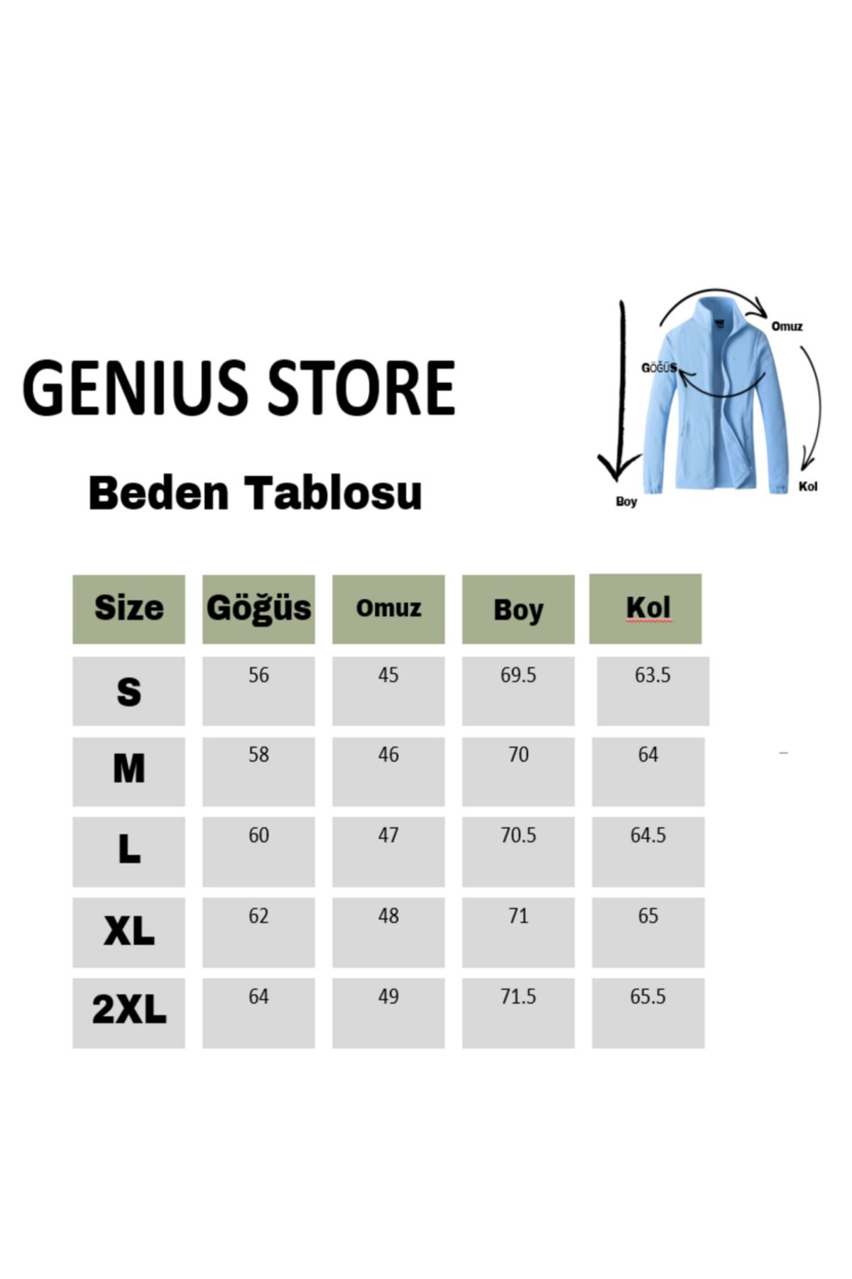 GENIUS%20Kadın%20Tam%20Fermuarlı%20Kalın%20Outdoor%20Polar%20Ceket%20RENKLİ-TAM